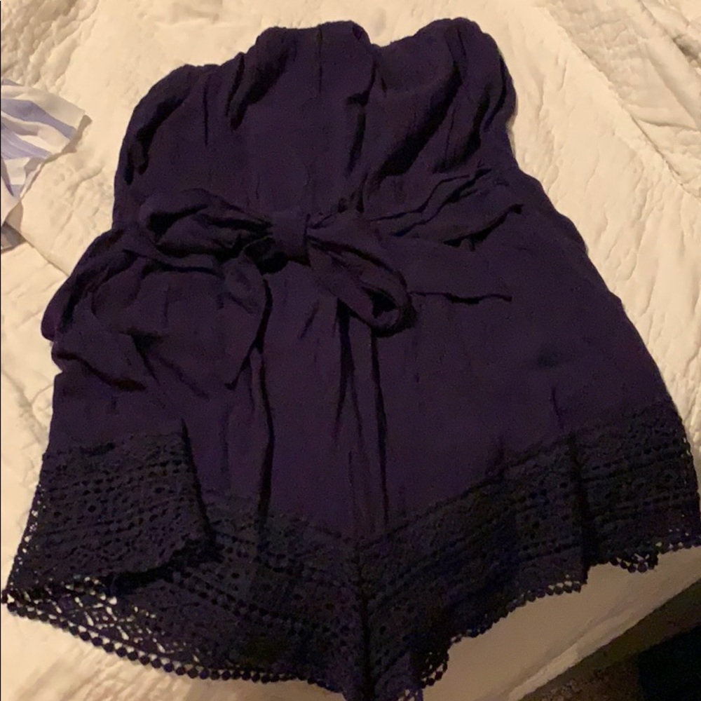 Romper navy blue
